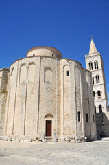 Fototapeta na wymiar Byzantine Basilica in Zadar, Croatia