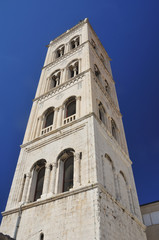 Fototapeta premium Cathedral Tower in Zadar, Croatia