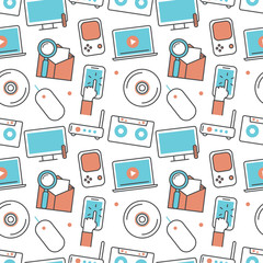 Vector modern seamless pattern texture background