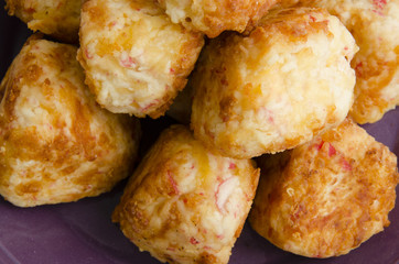 Cutlets of crab sticks