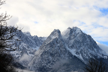 Fototapeta na wymiar Garmisch e Zugspitze