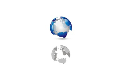globe 3d logo