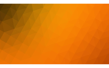 Dark orange polygonal design illustration, which consist of triangles and gradient in origami style.