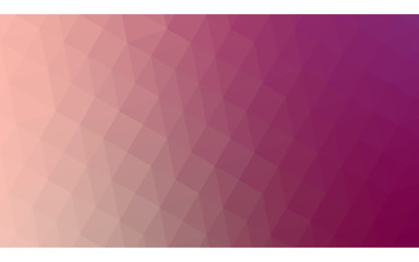 Pink polygonal design illustration, which consist of triangles and gradient in origami style.