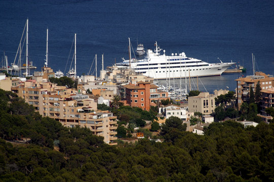 Spagna,isola di Maiorca, la citt&agrave; di Maiorca.