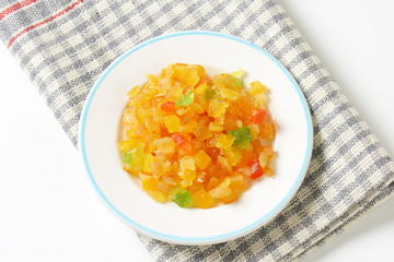 Candied fruit mix