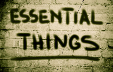 Essential Things Concept