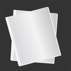 Blank magazine vector