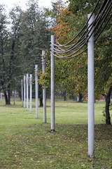 electric poles