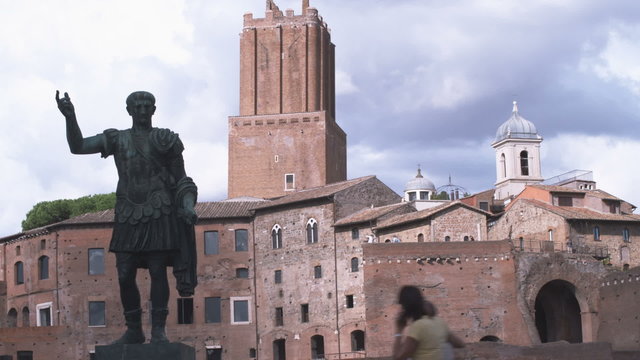 Statue of Caesar in Rome Italy.