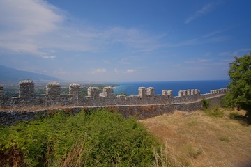 Fototapeta na wymiar Platamon Castle in Greece
