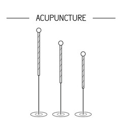 vector elements for acupuncture and massage, TCM 02
