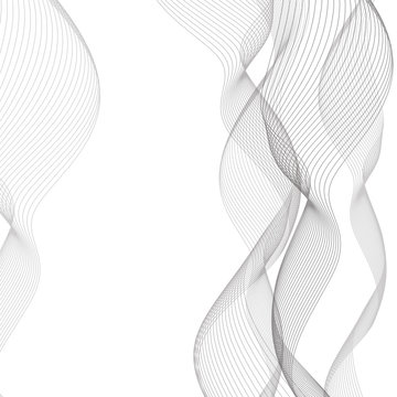 Sfondo di onde grigie astratte verticali