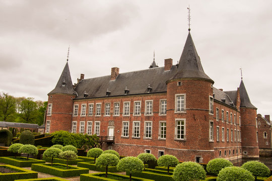 Alden Biesen Castle in Limburg province, Belgium