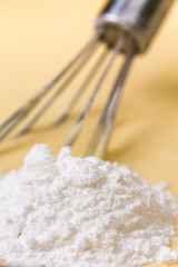 Pancakes mixture with baking powder