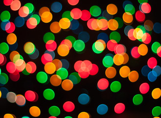 Abstract circular bokeh