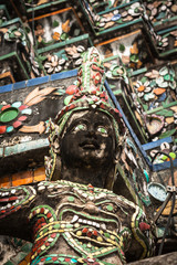 Demon Guardian statues decorating the Buddhist temple Wat Arun i