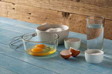 Ingredients for baking