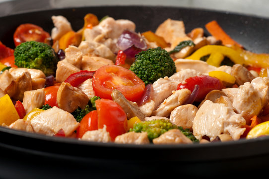 stewed chicken with vegetables