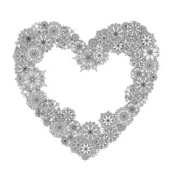 Circle Christmas balls ornament.