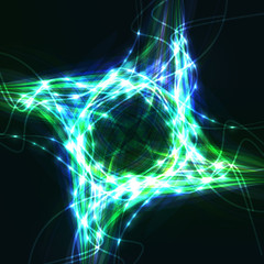 Obraz premium Abstract. Creative dynamic element