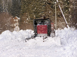 Bulldozers and winter
