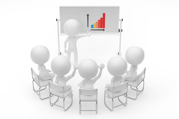 会議のイラストCG