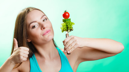 Dieting weight loss concept.