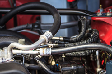 Fototapeta na wymiar close up Car engine