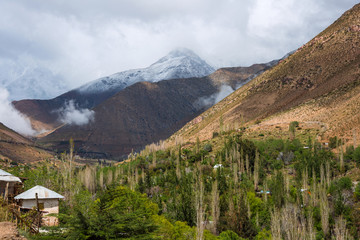 Elqui Valley, Andes part of Atacama Desert