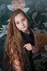 10 year old girl portrait