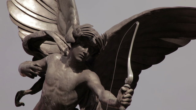 Eros statue close-up