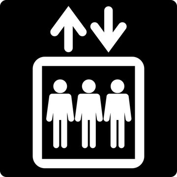 ピクトグラム エレベーター Stock Illustration Adobe Stock