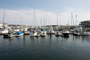 Fototapeta na wymiar Newport Harbor - Rhode Island - USA