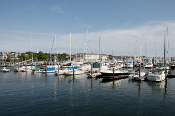 Fototapeta na wymiar Newport Harbor - Rhode Island - USA