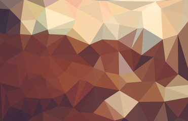 geometrical shapes of colorful triangles