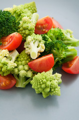 ロマネスコとブロッコリーのサラダ