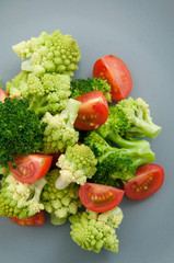 ロマネスコとブロッコリーのサラダ