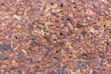 background of red stone pattern old.