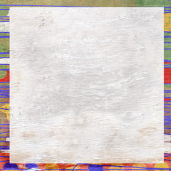 abstract border background design on wood grain texture