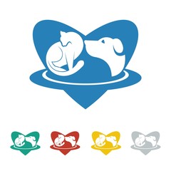 pet shop logo icon Vector