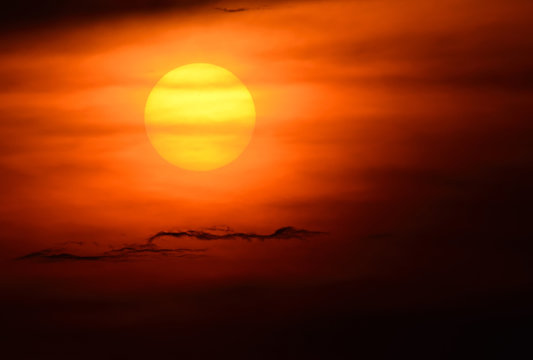 sky at sunset,Thailand