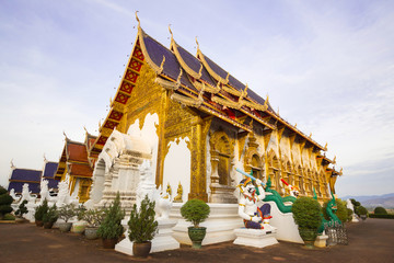 Naklejka premium Wat Ban den Temple Maetang Chiangmai Thailand 