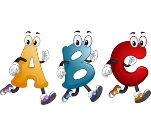 Alphabet Mascots Run