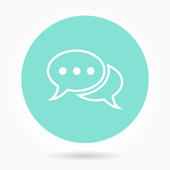 Chatting - vector icon