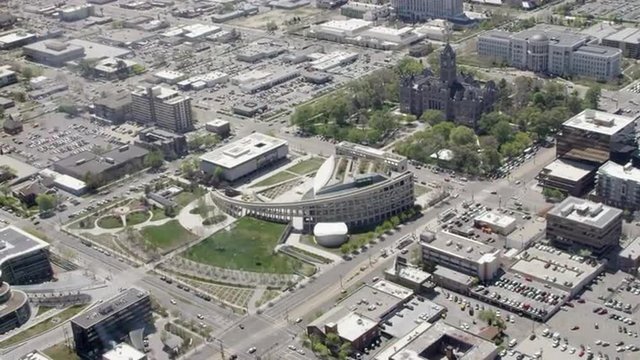 Aerial of Salt Lake City, Utah