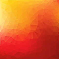 Orange poly abstract background.