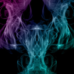abstract background smoke curves and wave