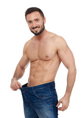 Fototapeta premium Fit muscular man