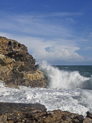 Tower of strength in the Mediterranean Sea.
